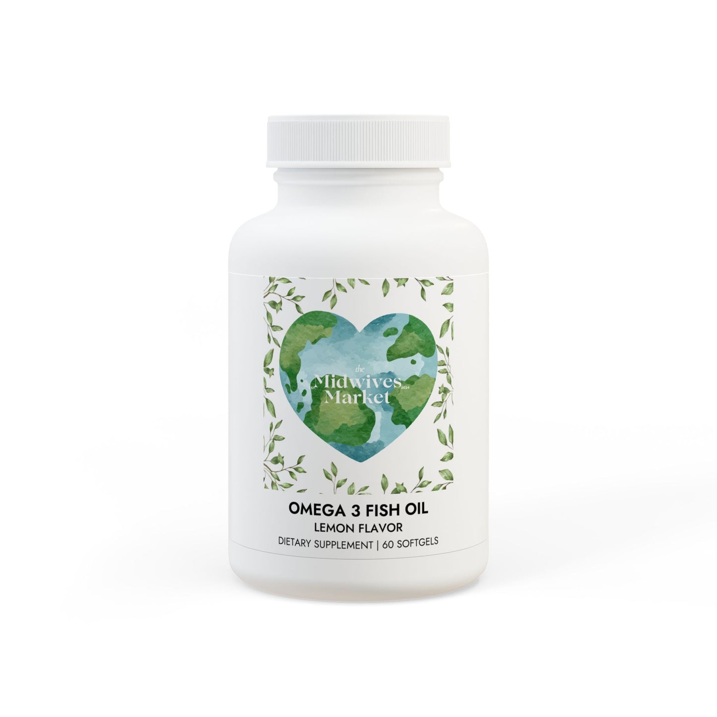 Omega 3 Fish Oil Supplement (60 Softgels)